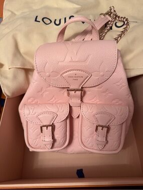Louis Vuitton Blush Pink Monogram Empreinte Mini Backpack *PRICE FIRM*